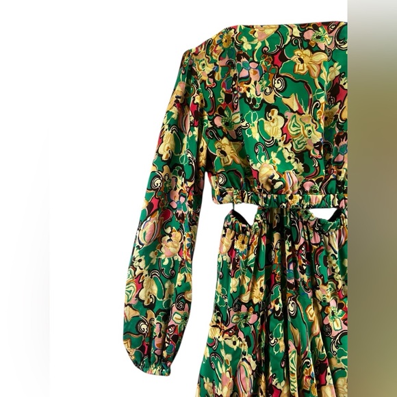 A.L.C. Bell Silk Maxi Dress - Picture 9 of 14